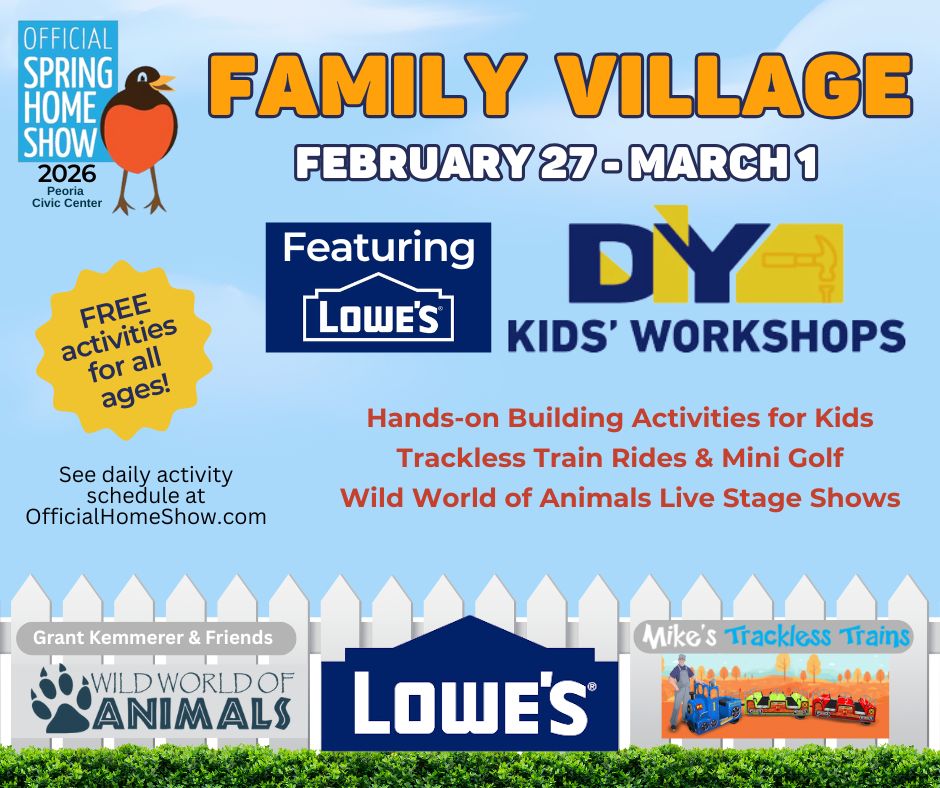 Family Village featuring Lowe's DIY Kids' Workshops